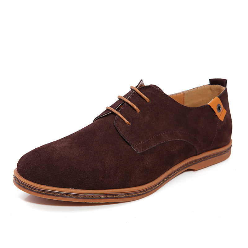 Nathaniel | Mens Suede Lace-Up Derby Shoes