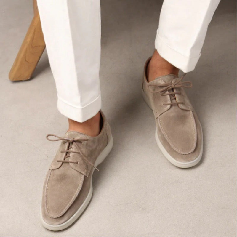 Felix | Mens Suede Lace-Up Boat Shoes