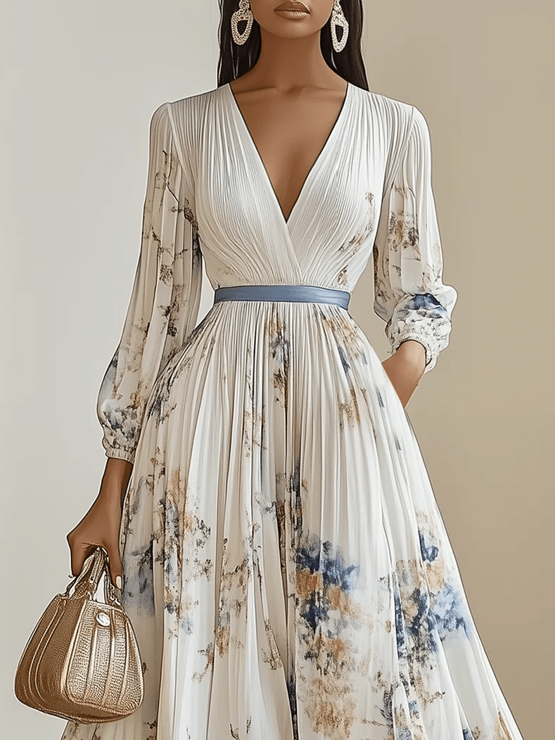 Isla | White Chiffon Wedding Dress
