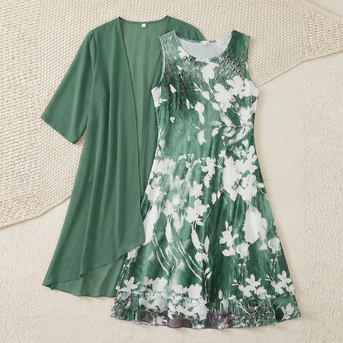 Theodora | Floral Chiffon Two Piece Set