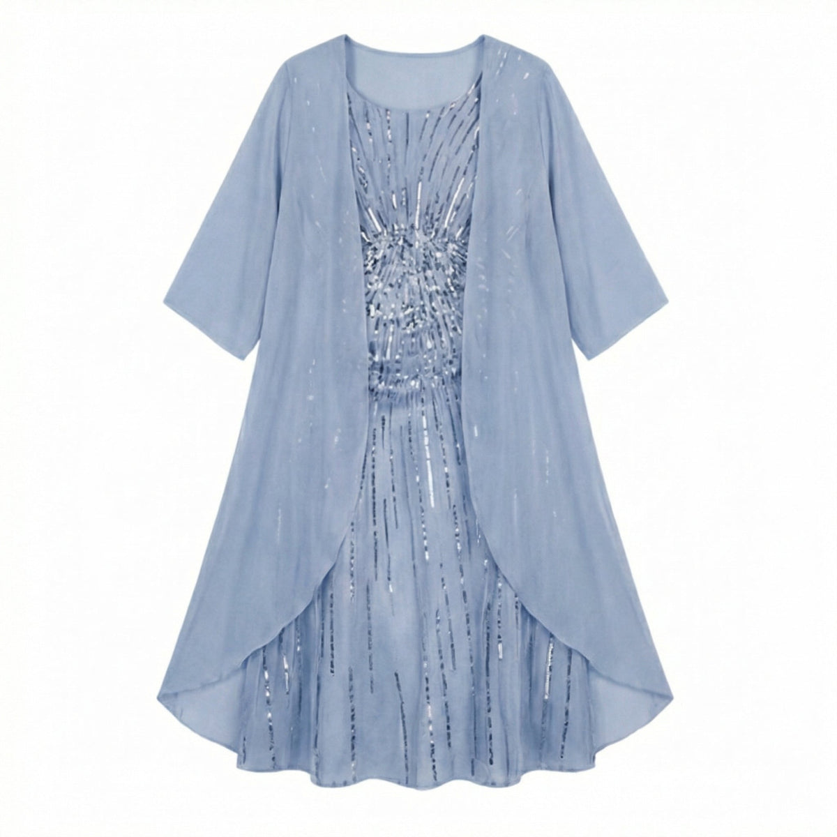 Theodora | Floral Chiffon Two Piece Set