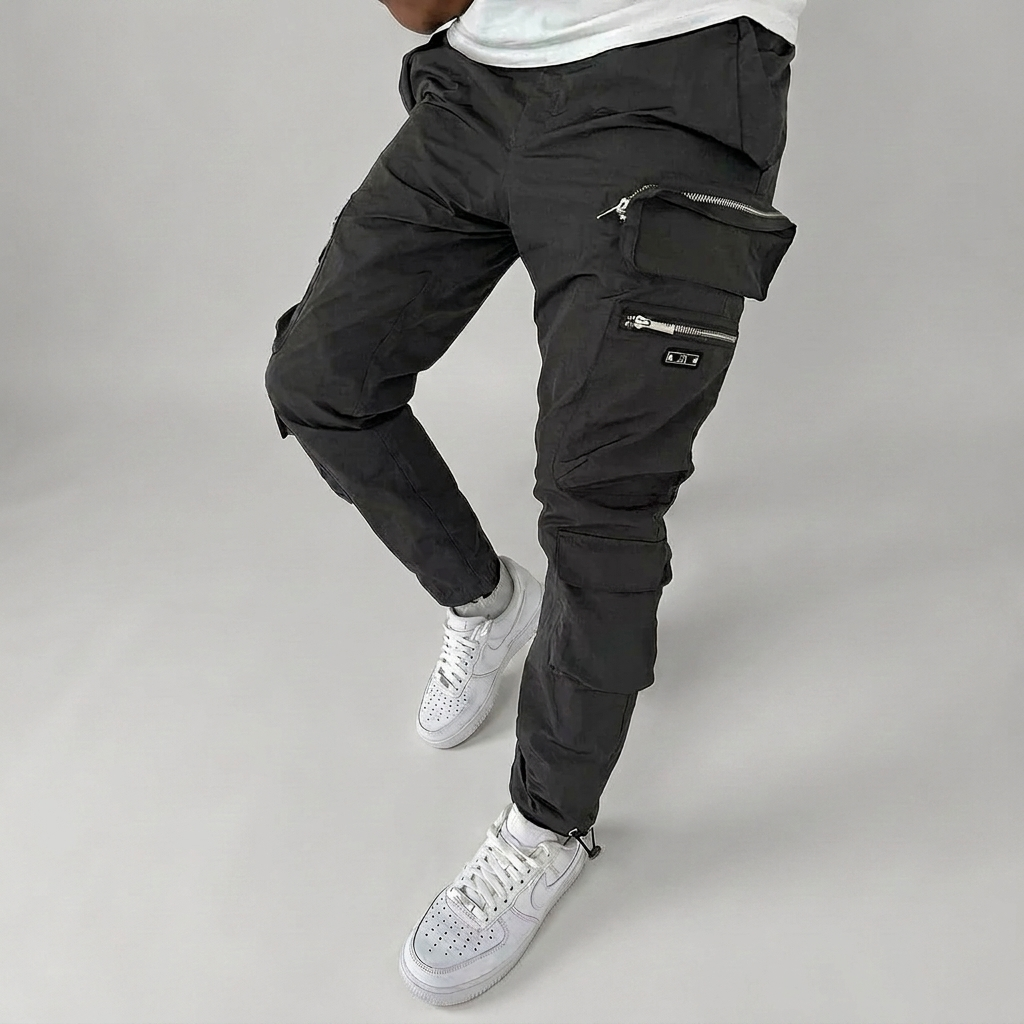 Riley | Beltless Cargo Trousers Men