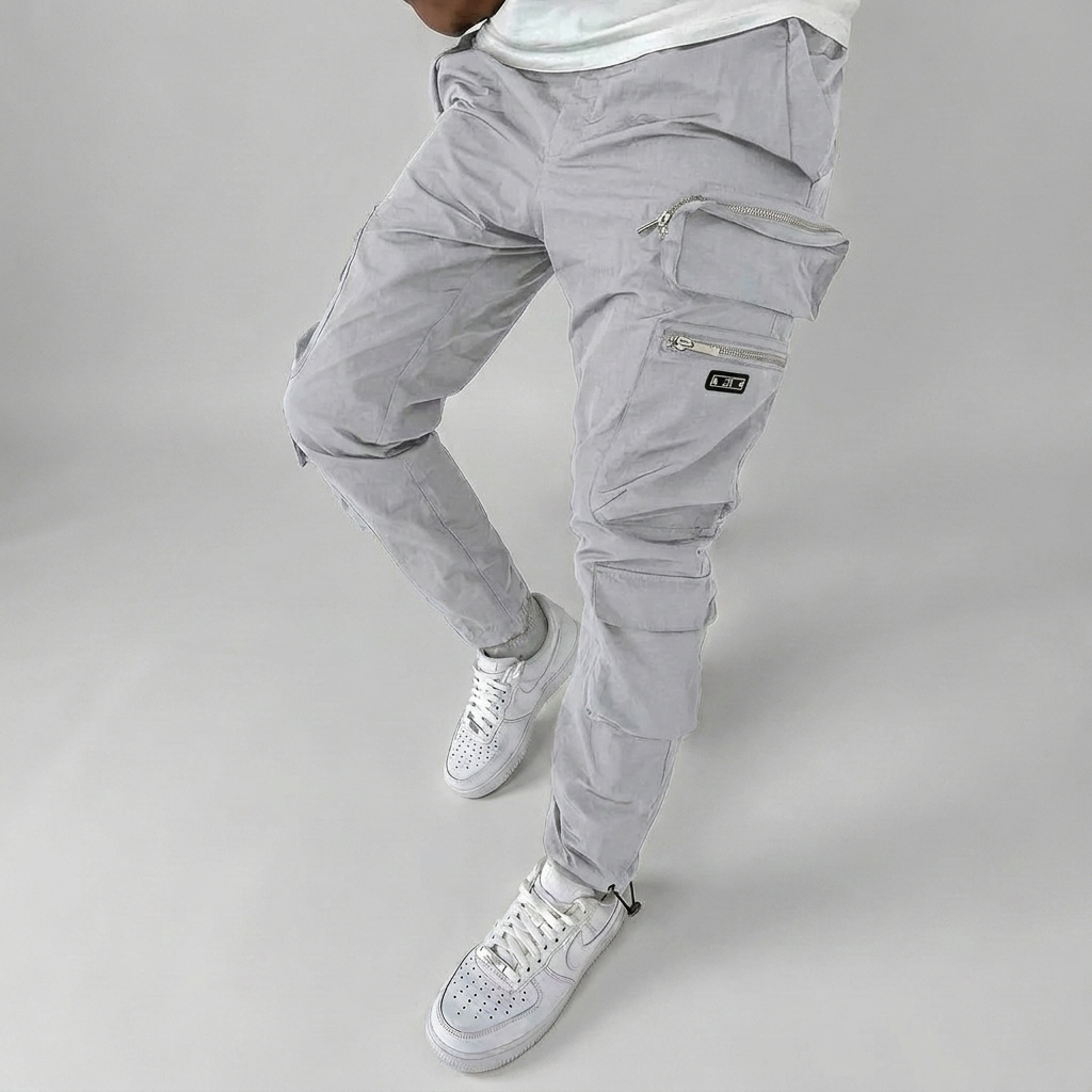 Riley | Beltless Cargo Trousers Men