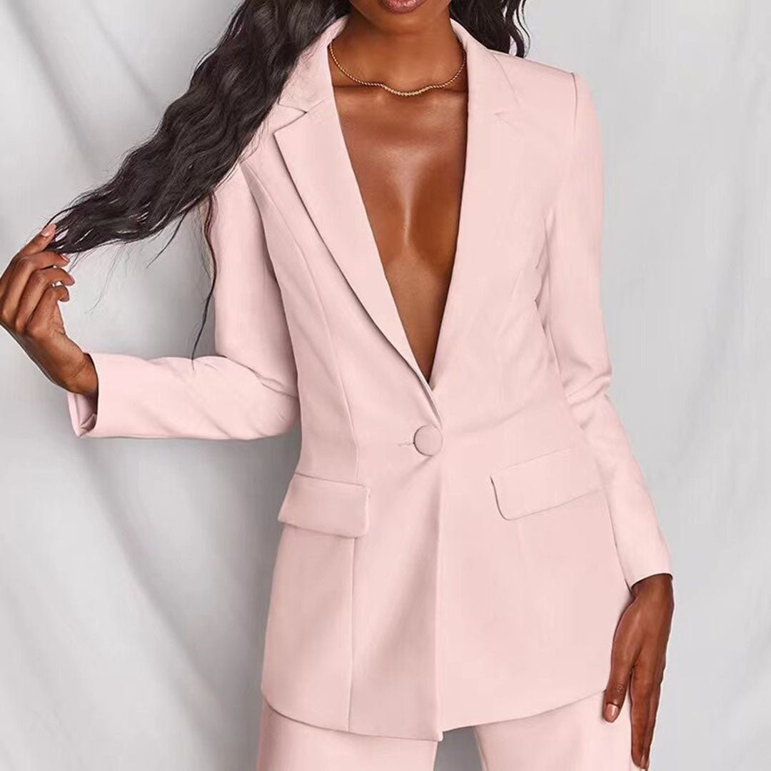 Genevieve | Blazer Trousers Two Piece Set