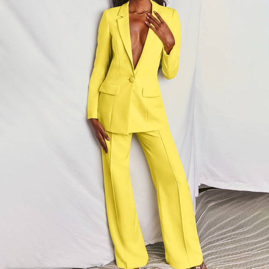Genevieve | Blazer Trousers Two Piece Set
