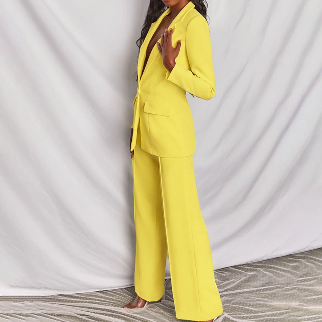 Genevieve | Blazer Trousers Two Piece Set