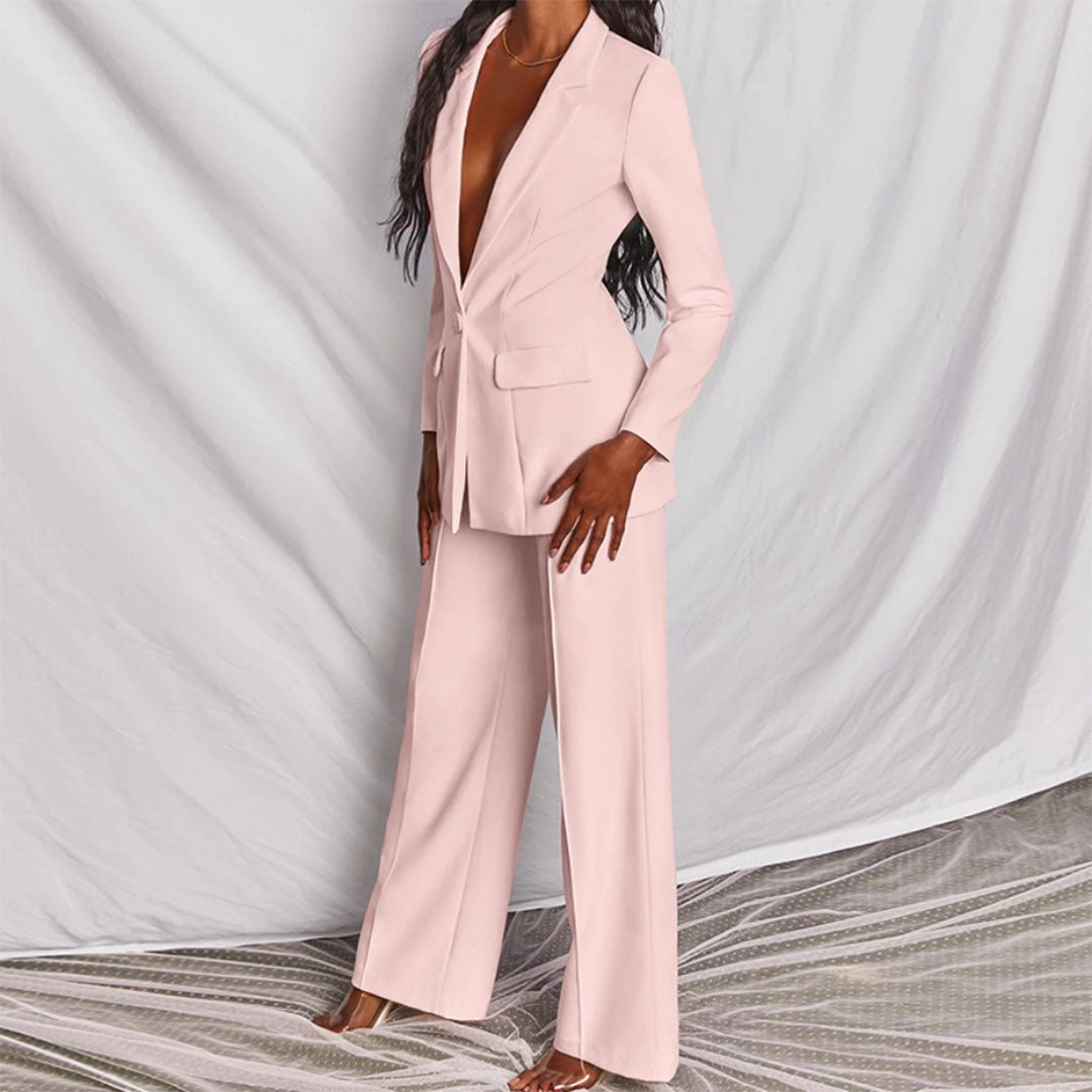 Genevieve | Blazer Trousers Two Piece Set