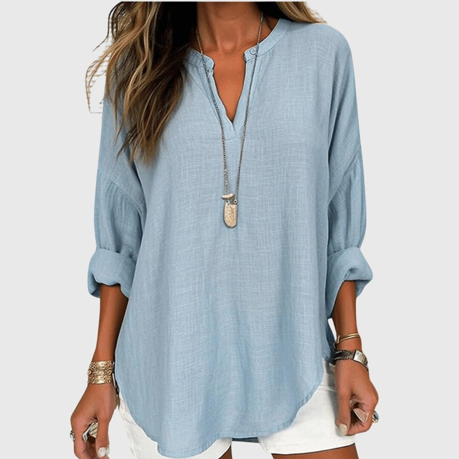 Chloe | Linen Tunic Shirt