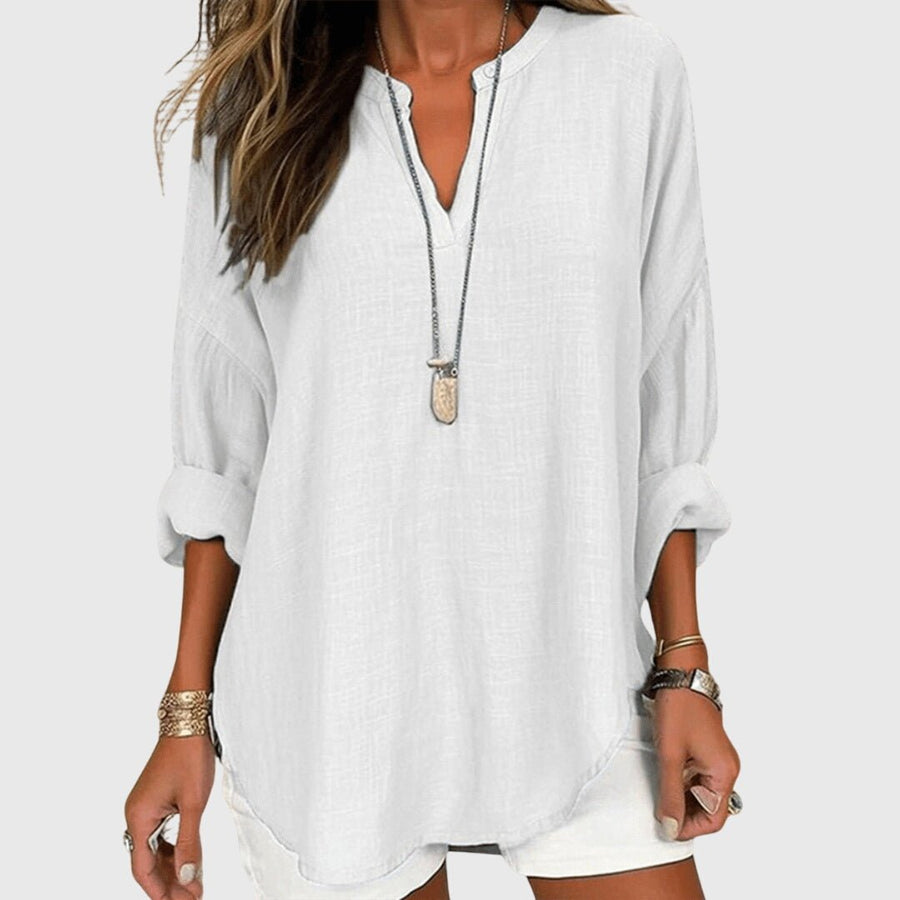 Chloe | Linen Tunic Shirt