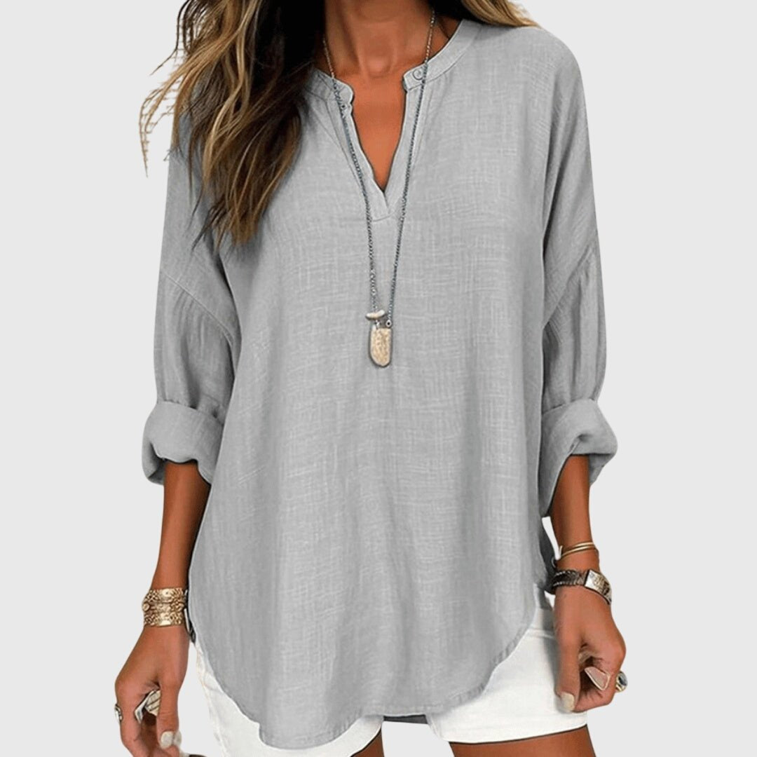 Chloe | Linen Tunic Shirt