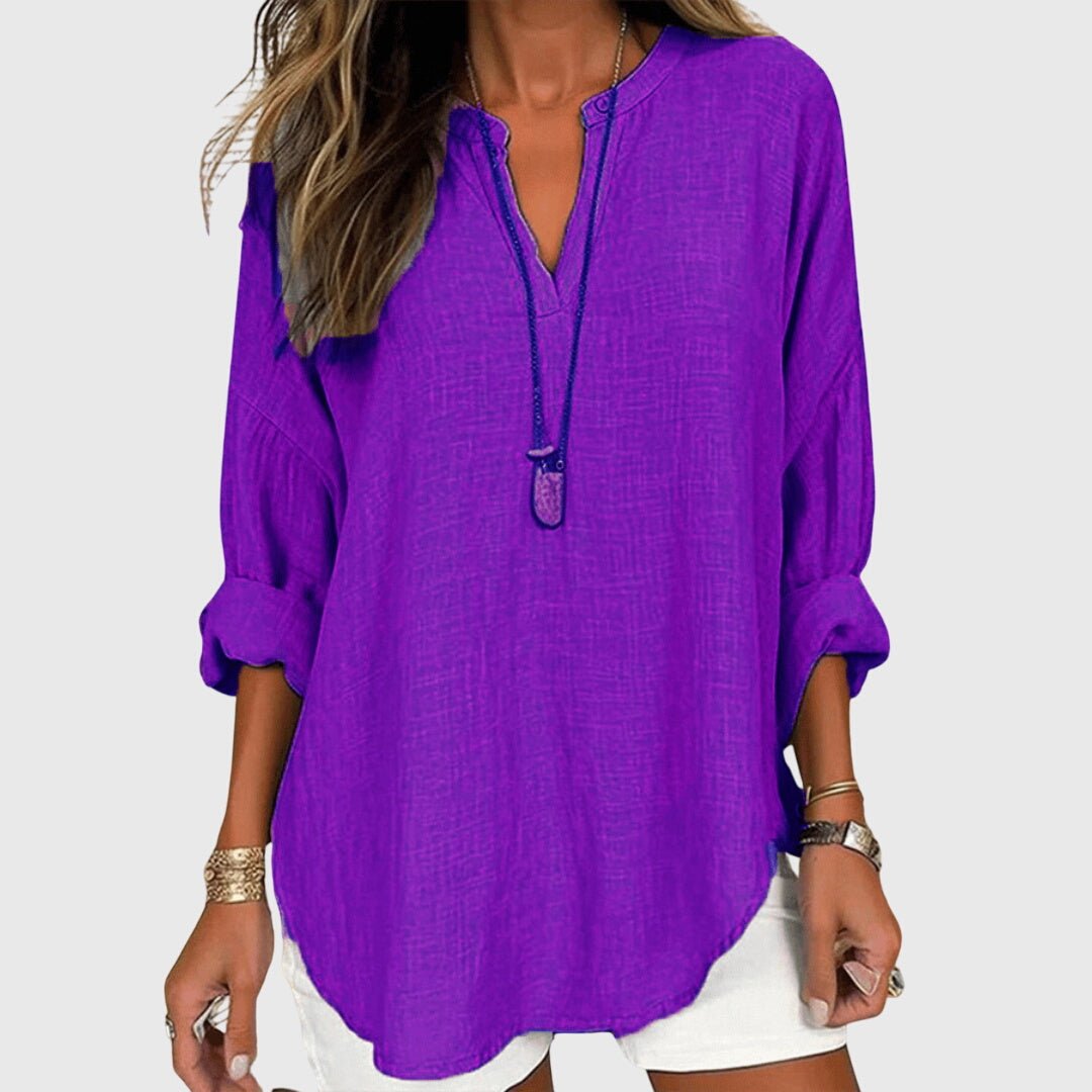 Chloe | Linen Tunic Shirt