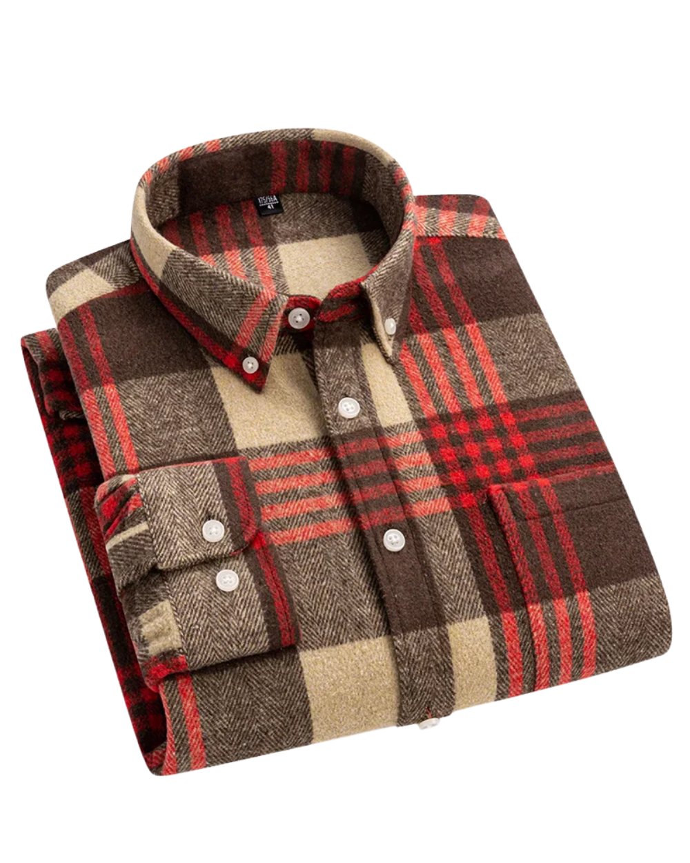 Leo | Cotton Checked Button Down Shirt