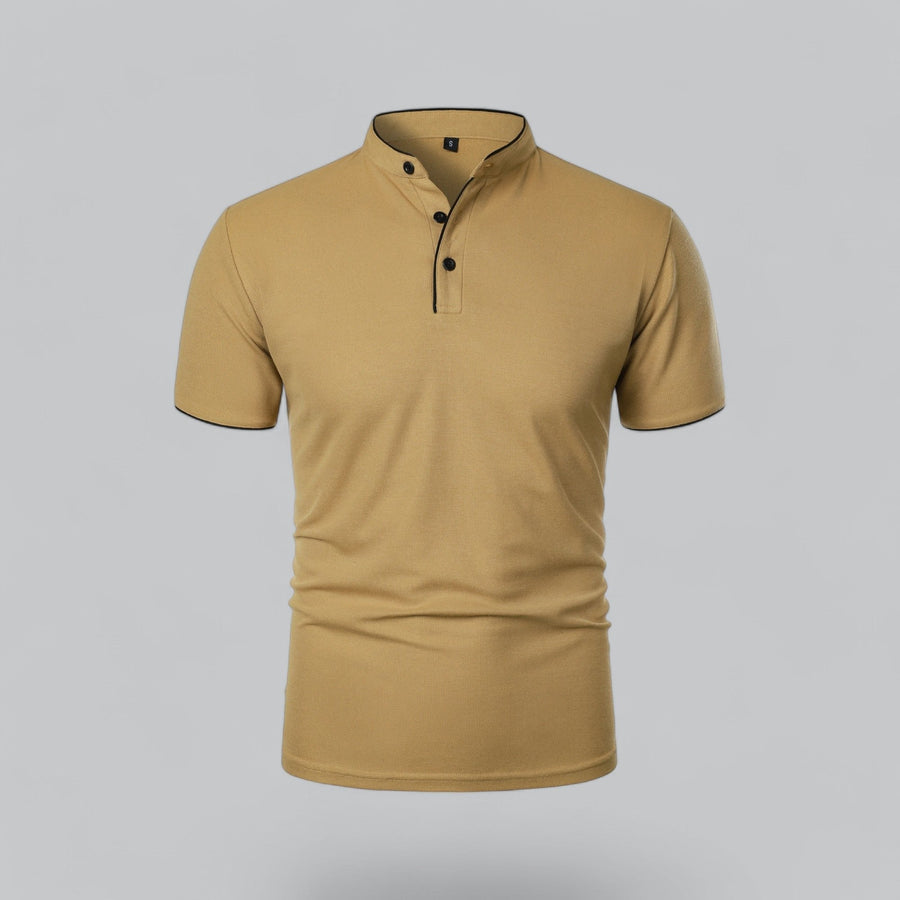 Hugo | Cotton Mandarin Collar Polo