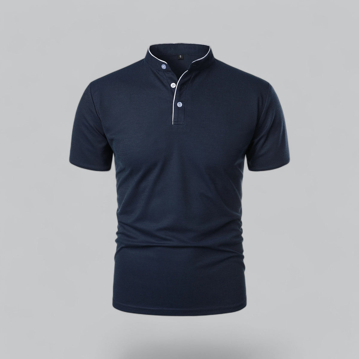 Hugo | Cotton Mandarin Collar Polo
