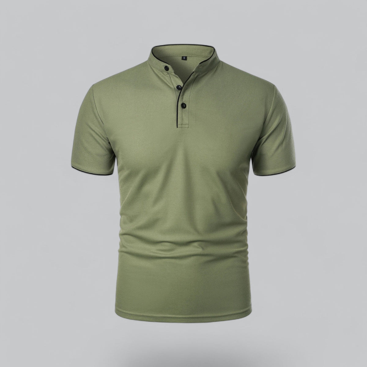 Hugo | Cotton Mandarin Collar Polo