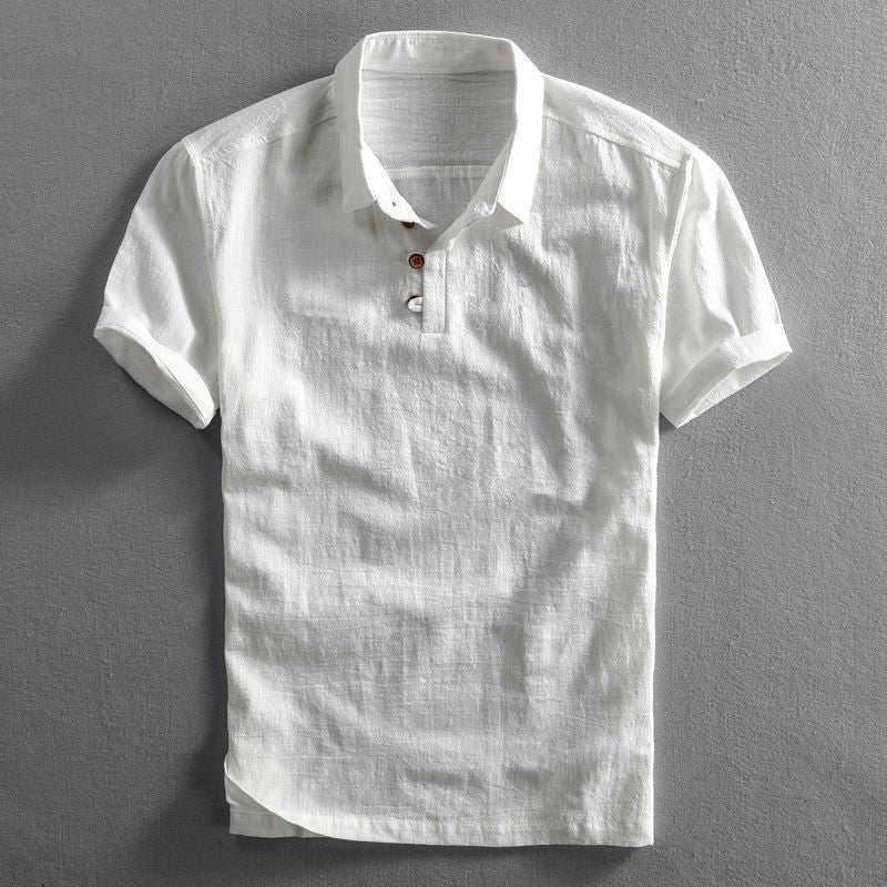 Cooper | Linen Short Sleeve Regular Polo