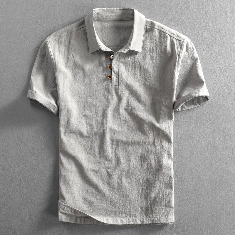 Cooper | Linen Short Sleeve Regular Polo