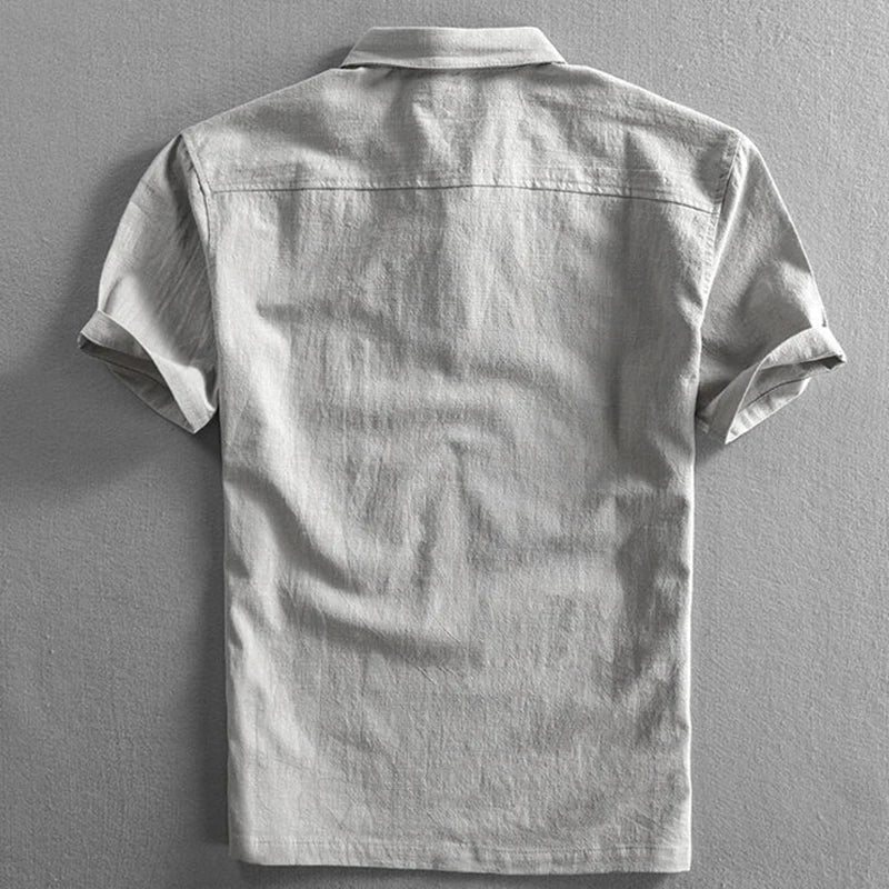 Cooper | Linen Short Sleeve Regular Polo