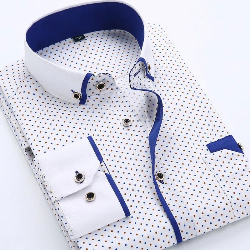 Otis | Slim Fit Contrast Collar Shirt