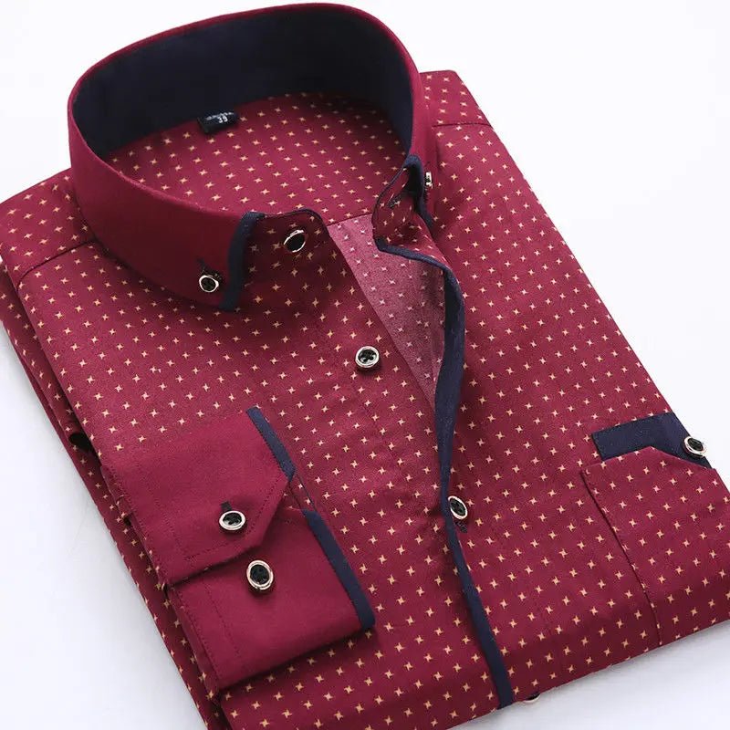 Otis | Slim Fit Contrast Collar Shirt