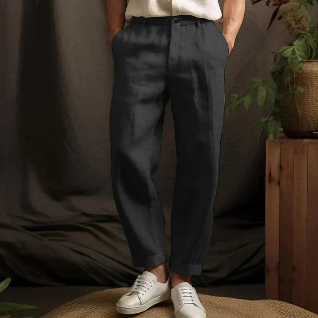 Sebastian | Linen Casual Summer Trousers