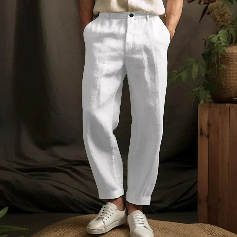 Sebastian | Linen Casual Summer Trousers