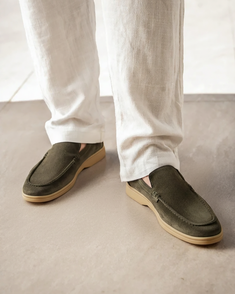 Hendrik | Mens Suede Slip-On Loafers