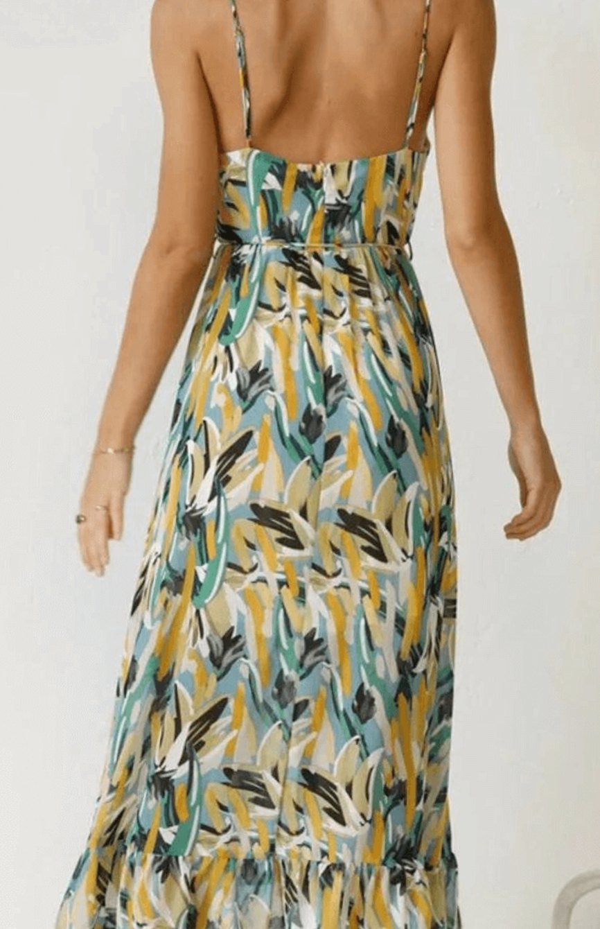 Alice | Boho Spaghetti Strap Summer Dress