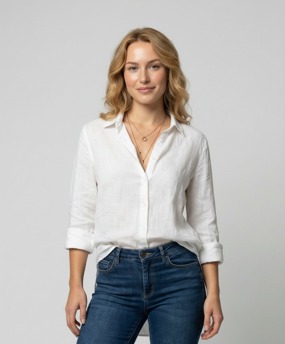 Sophia | Classic Linen Shirt
