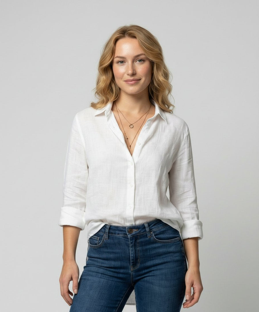 Sophia | Classic Linen Shirt