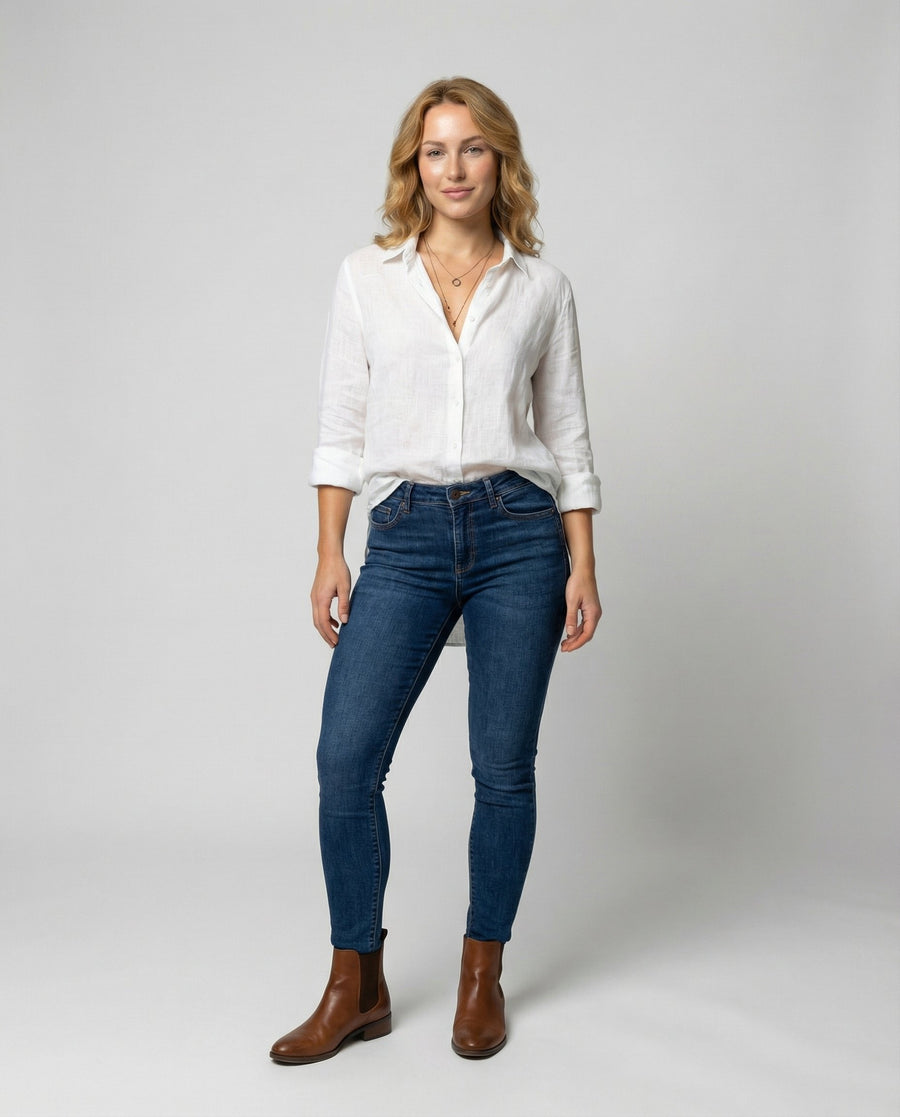 Sophia | Classic Linen Shirt