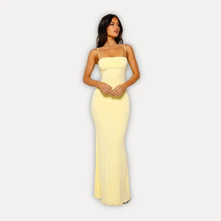 Seraphina | Open Back Cocktail Maxi Dress