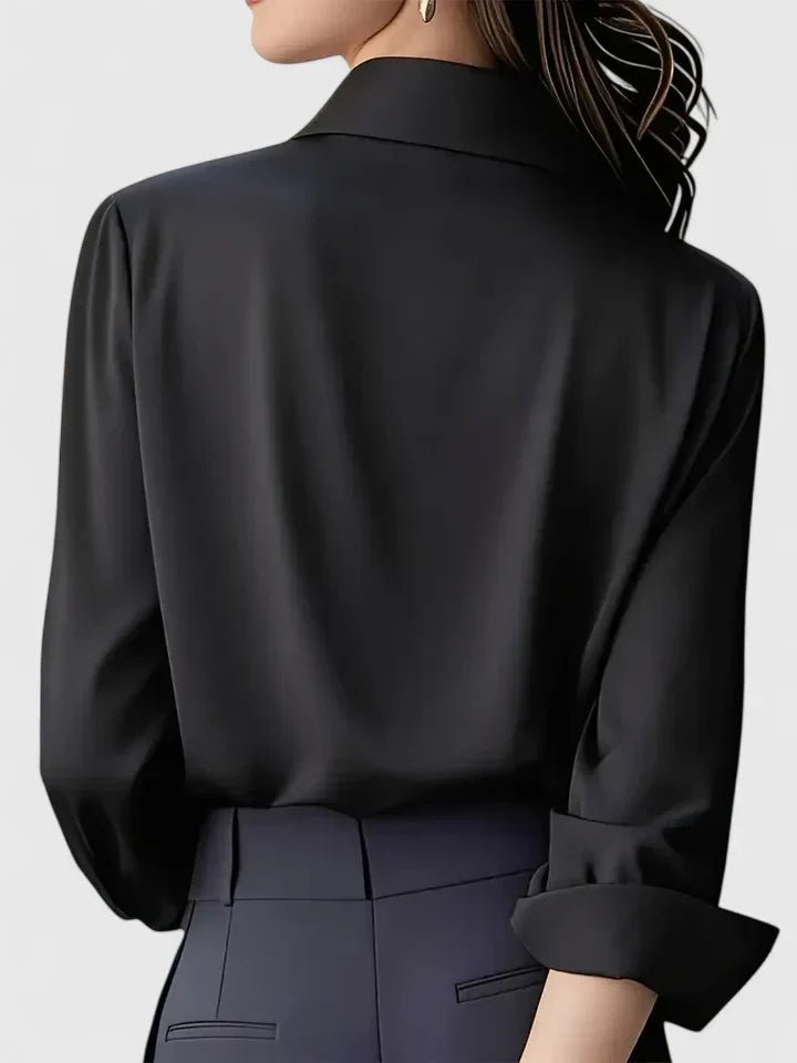 Aria | Satin Button Down Shirt