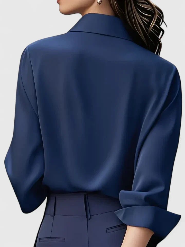 Aria | Satin Button Down Shirt