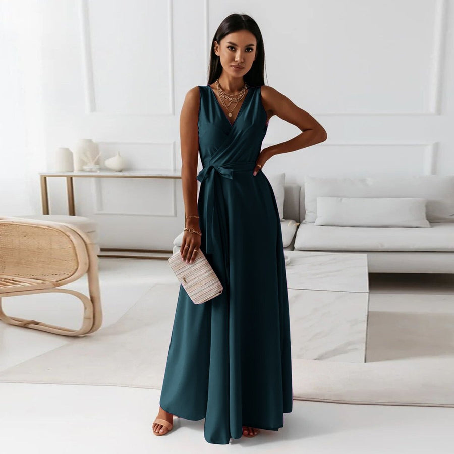 Odette | Flowing Wrap Wedding Evening Dress