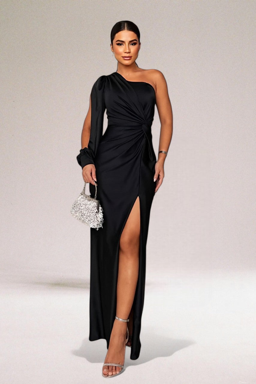 Freya | One Shoulder Maxi Evening Gown