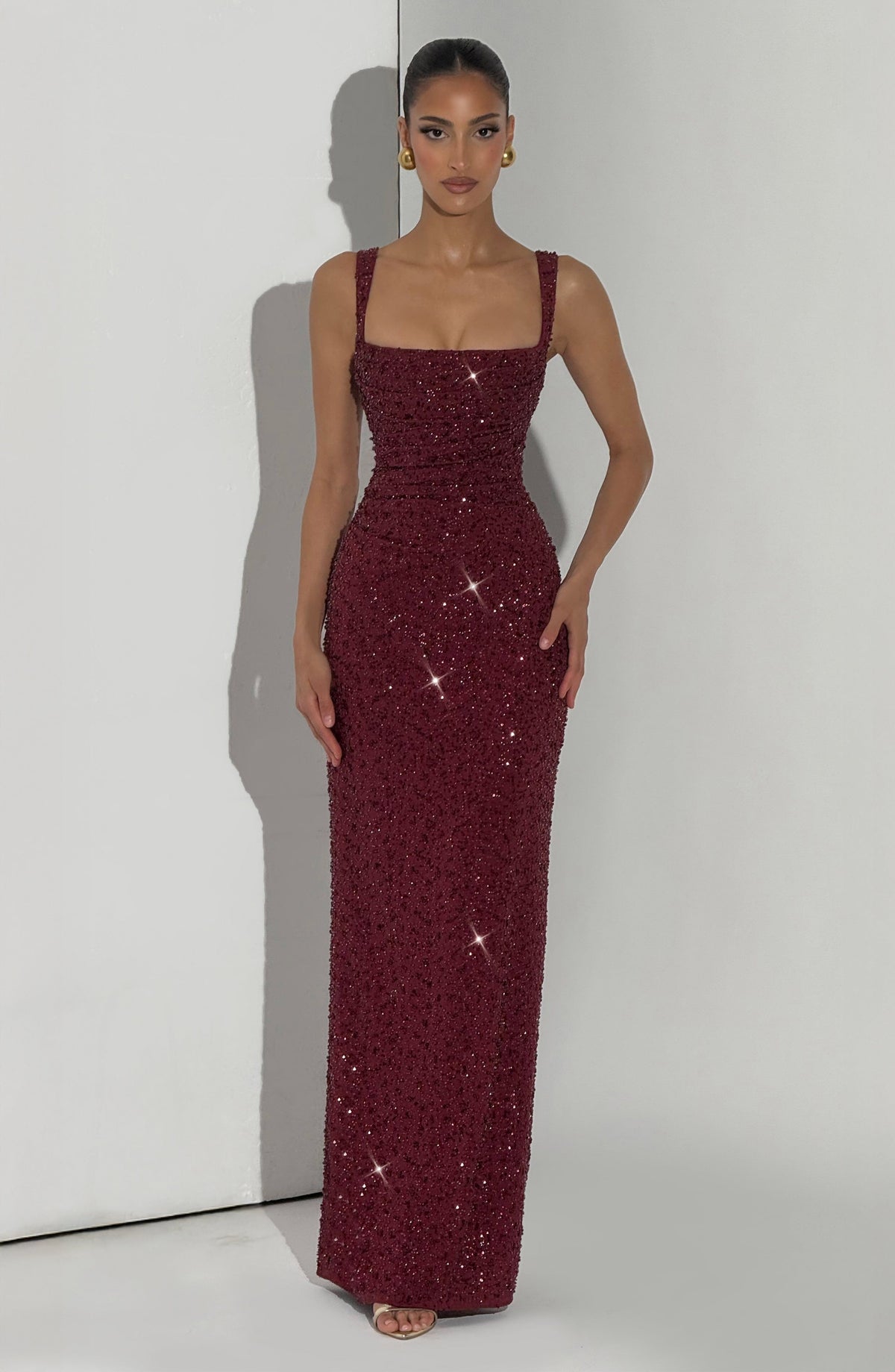 Millie | Square Neck Prom Evening Dress