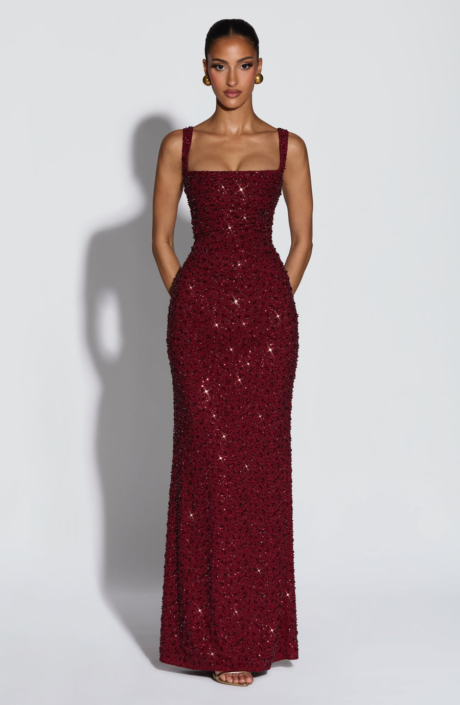 Millie | Square Neck Prom Evening Dress