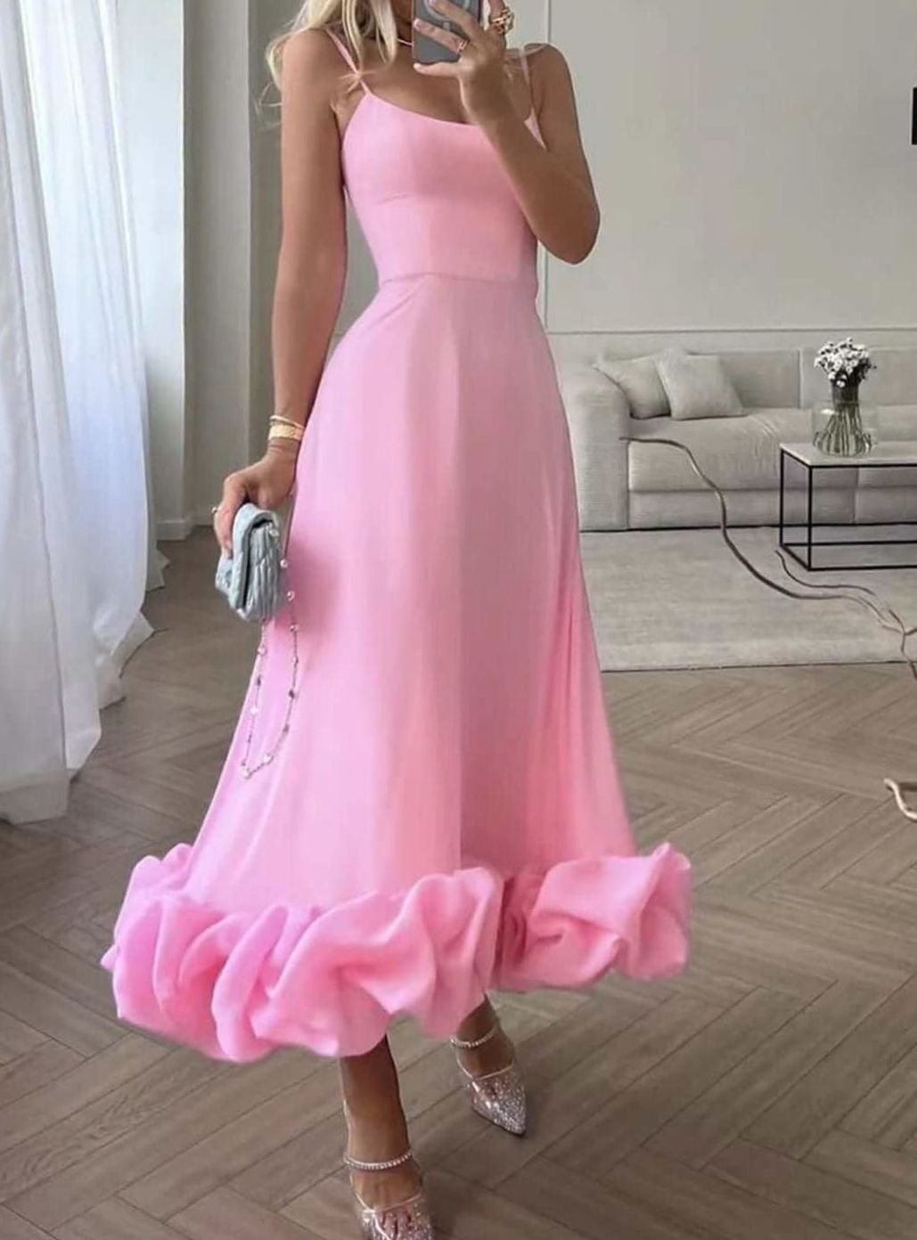 Charlotte | Bustier Ruffle Wedding Guest Dress