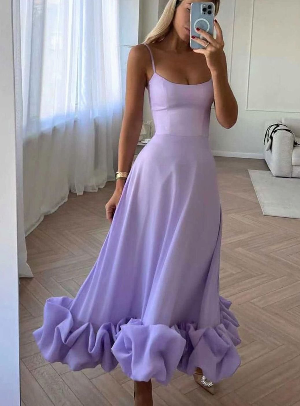 Charlotte | Bustier Ruffle Wedding Guest Dress