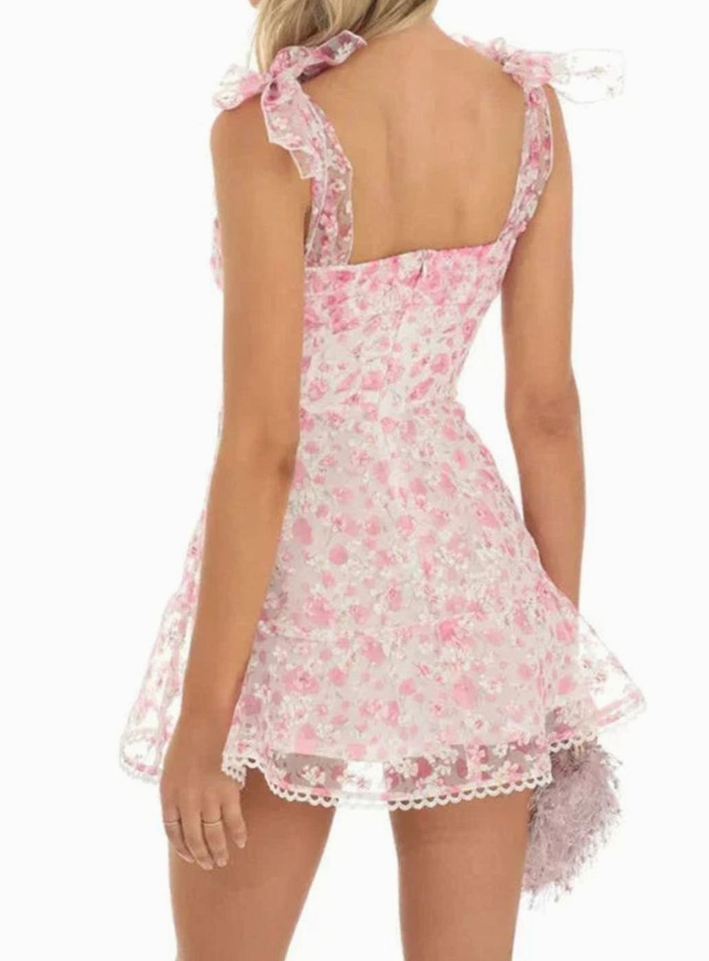 Freya | Floral Lace Wedding Guest Dress
