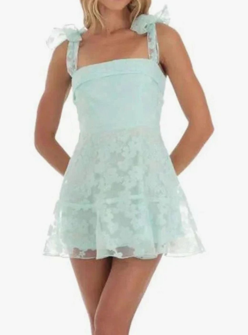 Freya | Floral Lace Wedding Guest Dress