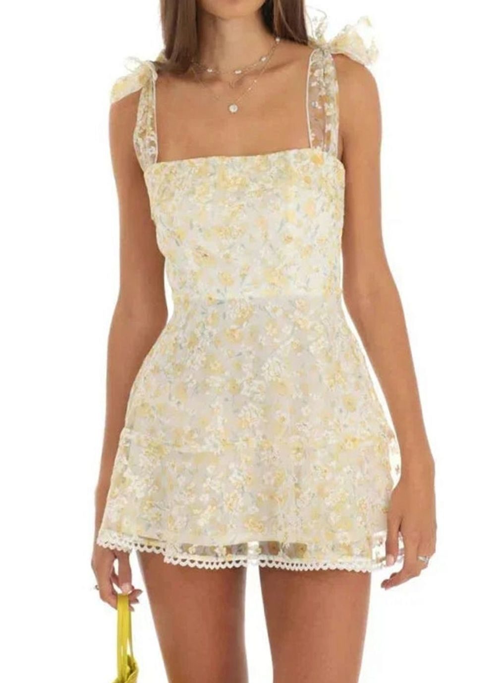 Freya | Floral Lace Wedding Guest Dress