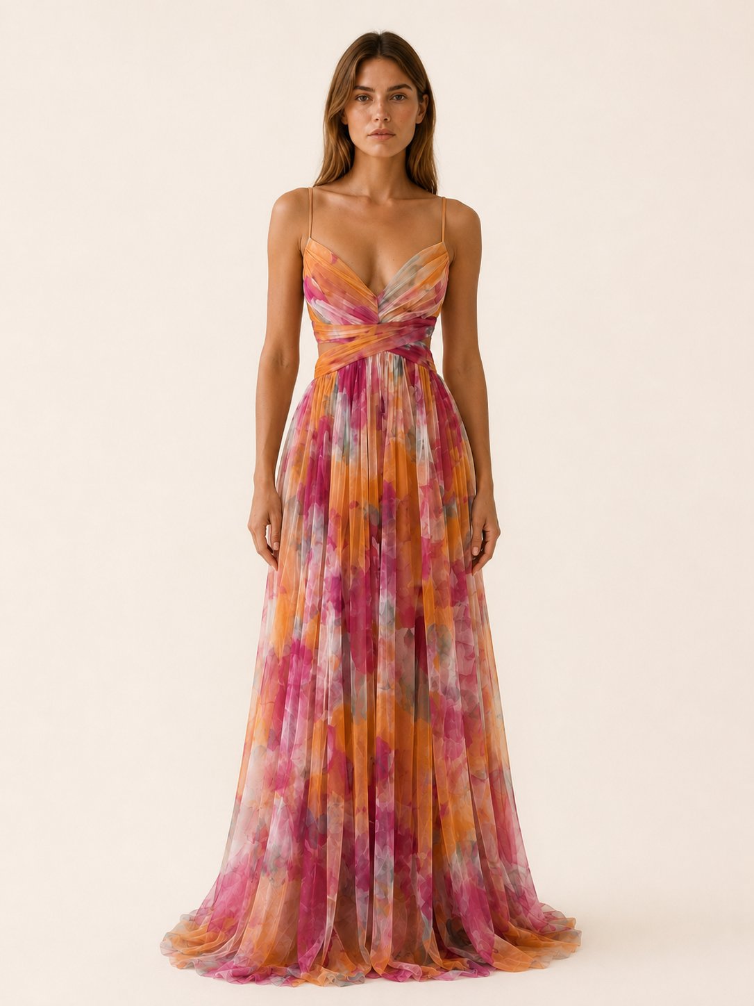 Bridget | Slim Strap Wedding Evening Dress