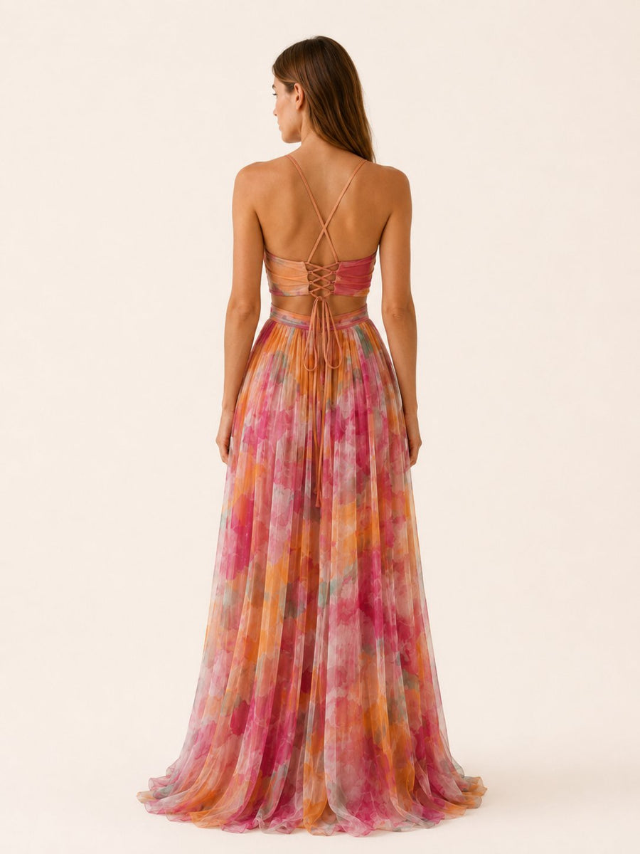 Bridget | Slim Strap Wedding Evening Dress
