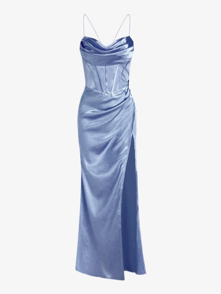 Theodosia | Christmas Corset Slip Maxi Dress