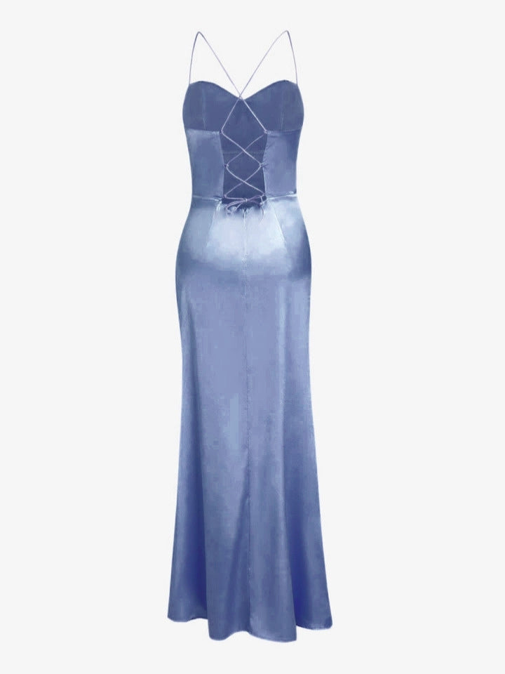 Theodosia | Christmas Corset Slip Maxi Dress