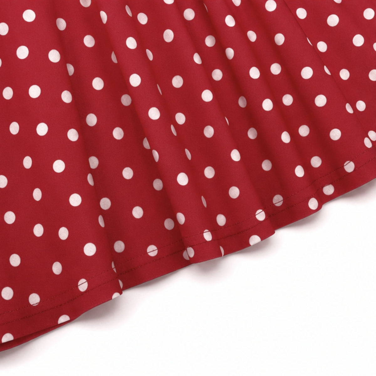 Fern | Strapless Polka Dot Full Skirt