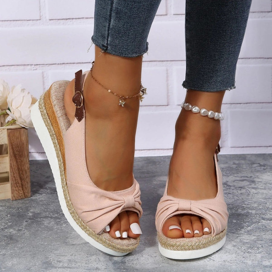 Bridget | Slingback Espadrille Wedge Sandals