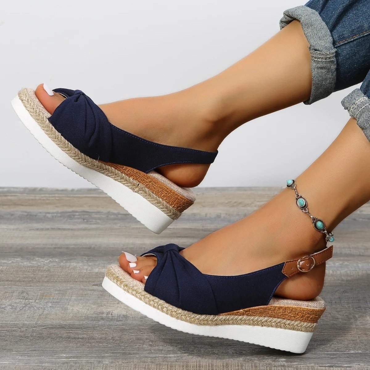Bridget | Slingback Espadrille Wedge Sandals